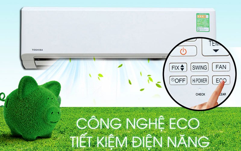 Tiết kiệm điện năng ECO - Máy lạnh Toshiba