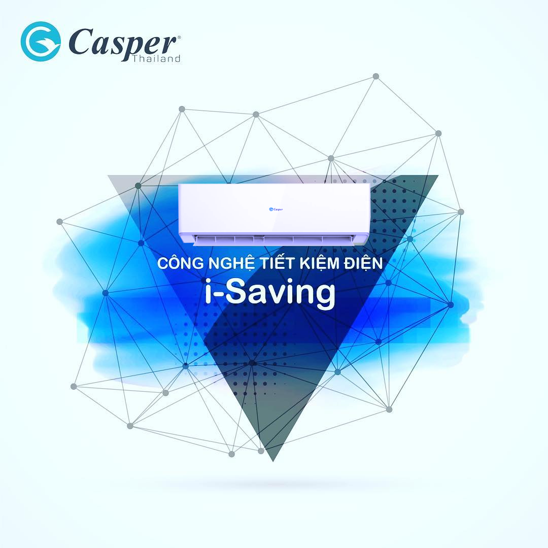 Điều hòa Casper với công nghệ inverter i-saving tiết kiệm điện hiệu quả