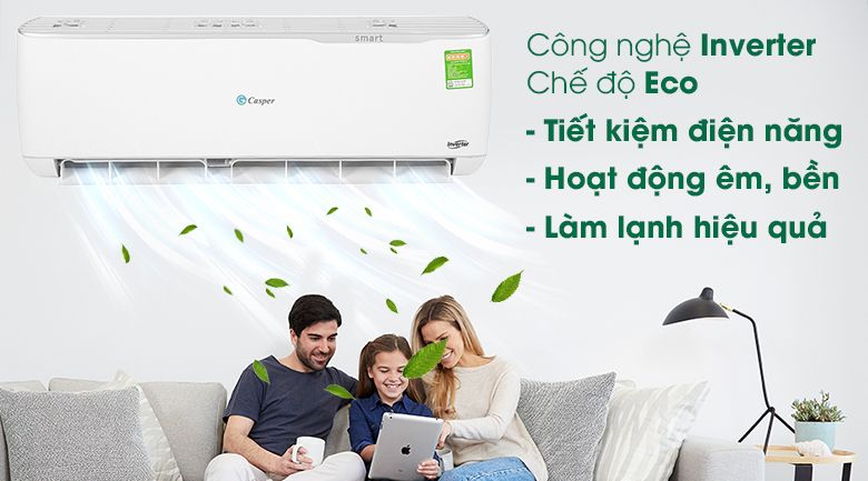 Điều hòa Casper 9000btu inverter giá bao nhiêu? Mua hàng chính hãng ở đâu?