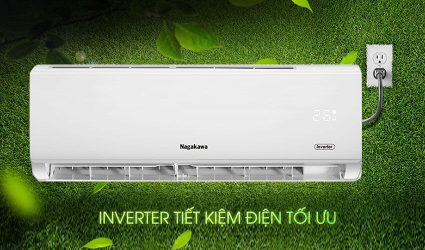 Điều Hòa Nagakawa Inverter NIS-C09R2T01 1 chiều 9.000 btu Gas R32