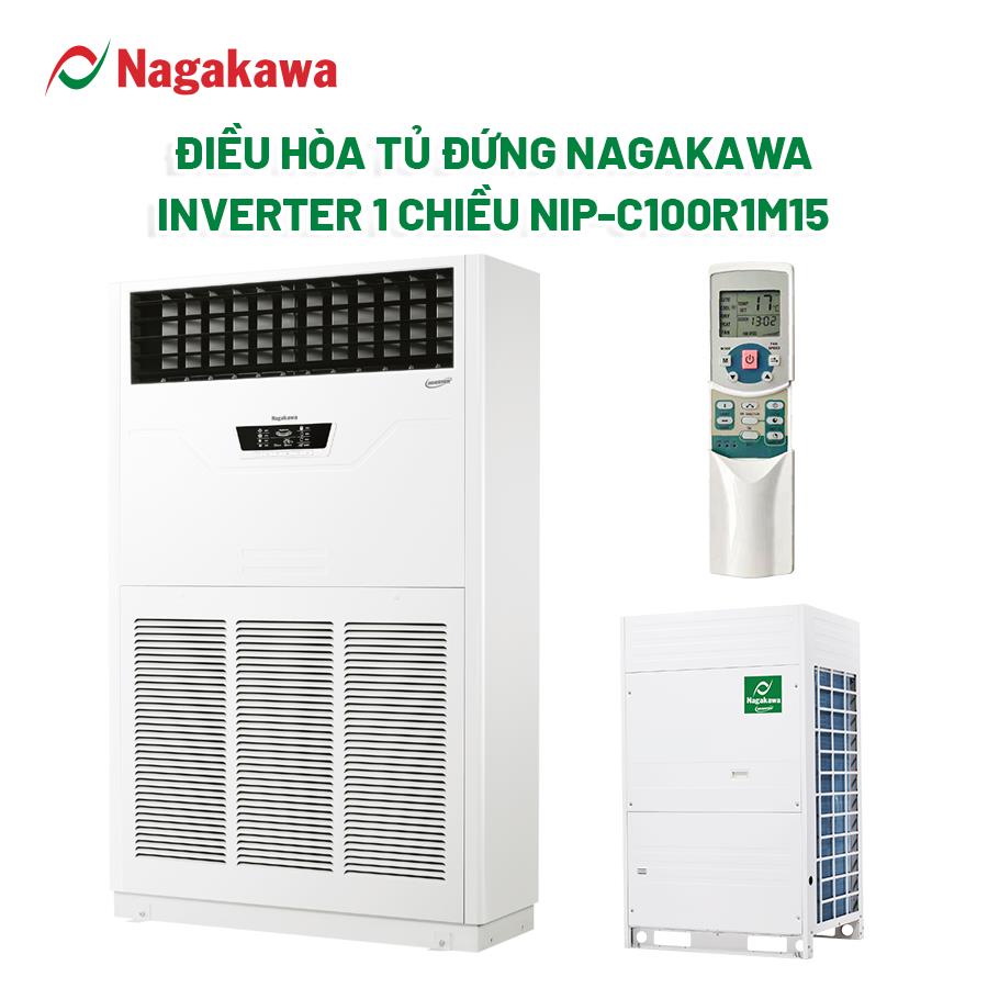 Điều hòa tủ đứng Nagakawa inverter 1 chiều 100.000BTU NIP-C100R1M15
