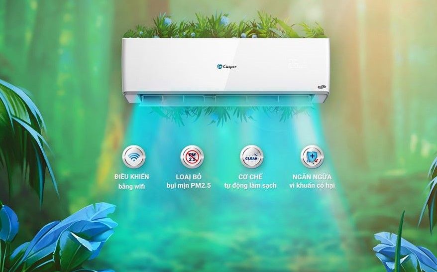 Top 3 điều hòa Casper 9000btu tốt nhất nên mua quý I 2021