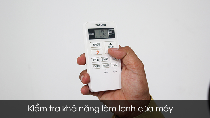 Kiểm tra khả năng làm lạnh của máy lạnh