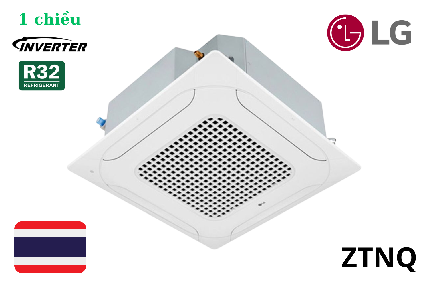 Điều hòa âm trần LG 24000BTU gas R32 ZTNQ24GPLA0